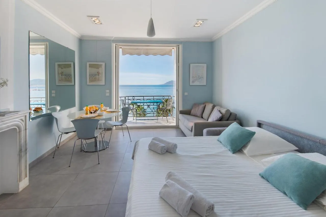 Palais Miramar - Suite Blue Room - Vue Mer -Croisette Emplacement Unique - 20M Plage - Wifi - Clim 칸느